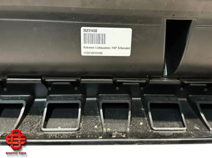 PORSCHE 911 TURBO S REAR BUMPER