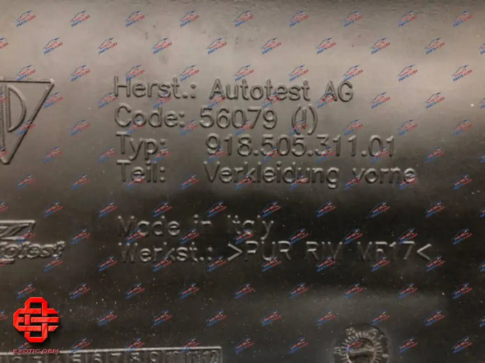 PORSCHE 918 SPYDER FRONT BUMPER