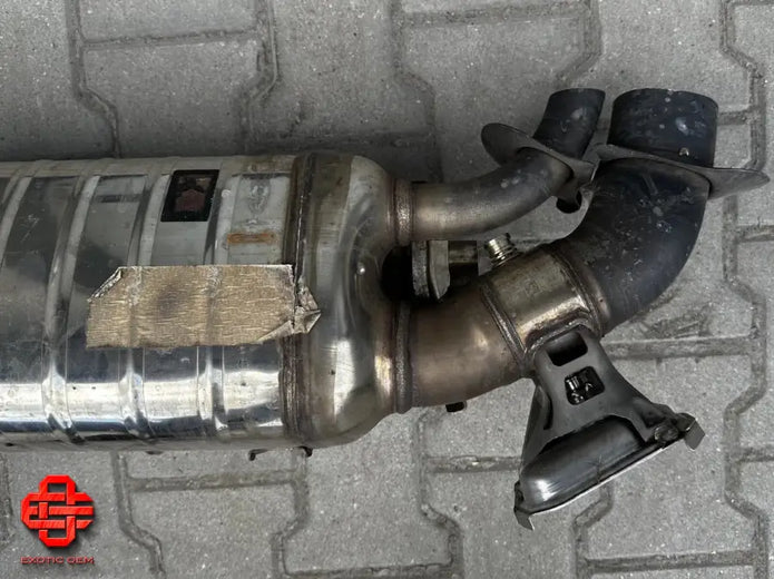 PORSCHE 992 911 TURBO S EXHAUST MUFFLER