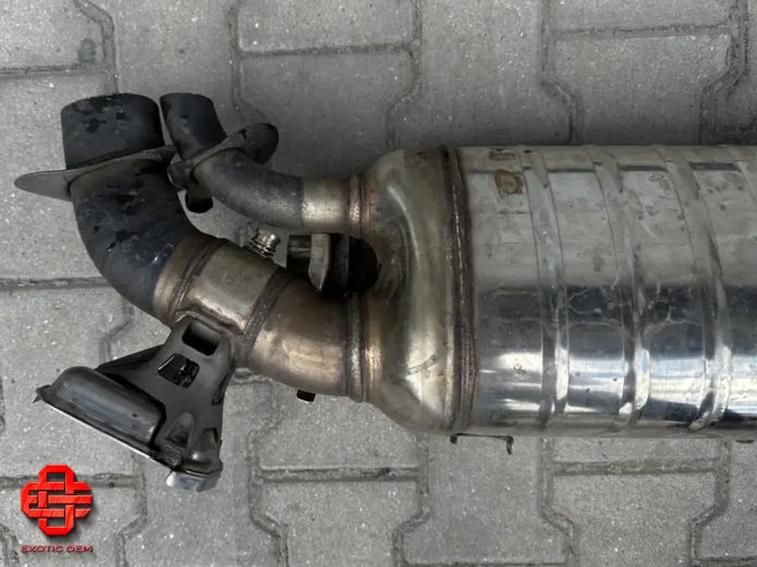PORSCHE 992 911 TURBO S EXHAUST MUFFLER