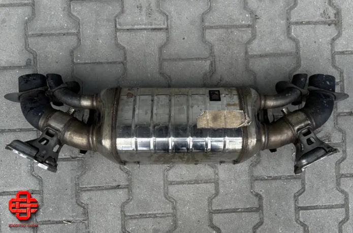 PORSCHE 992 911 TURBO S EXHAUST MUFFLER