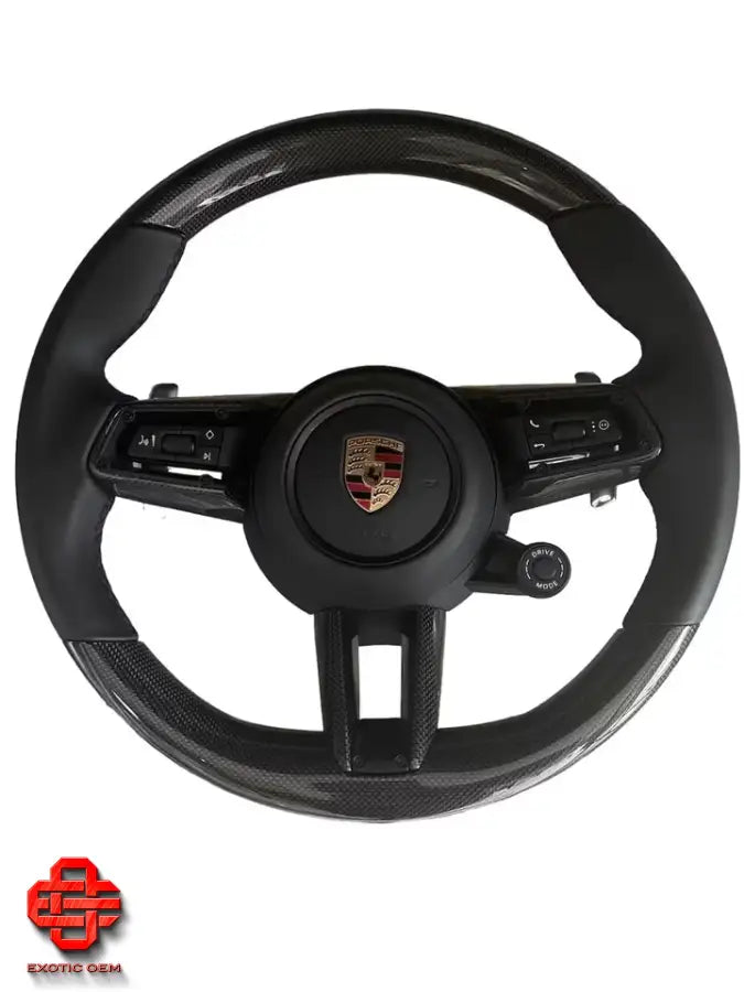 PORSCHE 992 CARBON STEERING WHEEL NEW - STEERING WHEEL CARBON NEW