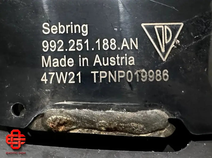 PORSCHE 992 EXHAUST TIPS