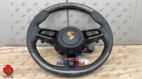 PORSCHE 992 STEERING WHEEL CARBON VERSION OEM,