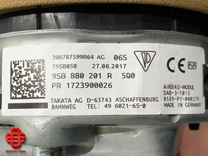 PORSCHE AIRBAG CAMEL