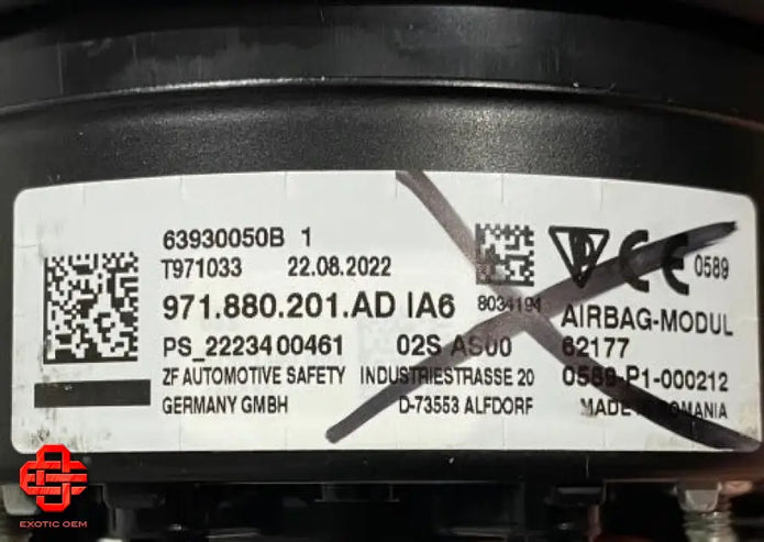 PORSCHE AIRBAG DRIVER’S AIRBAG