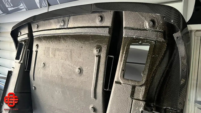 PORSCHE CARRERA GT REAR DIFFUSER CARBON FIBER OEM