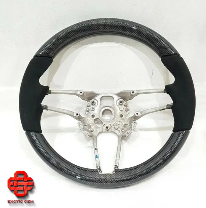 PORSCHE CAYENNE MACAN PANAMERA CARBON STEERING WHEEL STEERING WHEEL LEATHER ALCANTARA