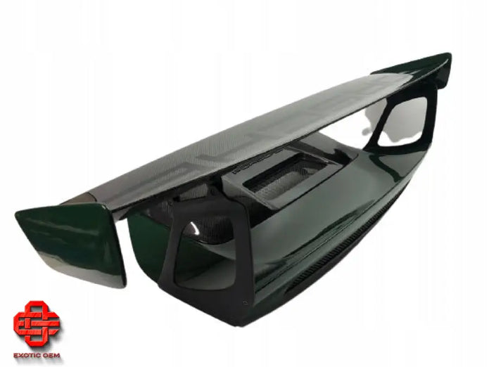 PORSCHE GT2 RS TRUNK LID AND REAR SPOILER CARBON FIBER