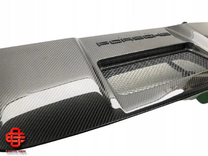 PORSCHE GT2 RS TRUNK LID AND REAR SPOILER CARBON FIBER