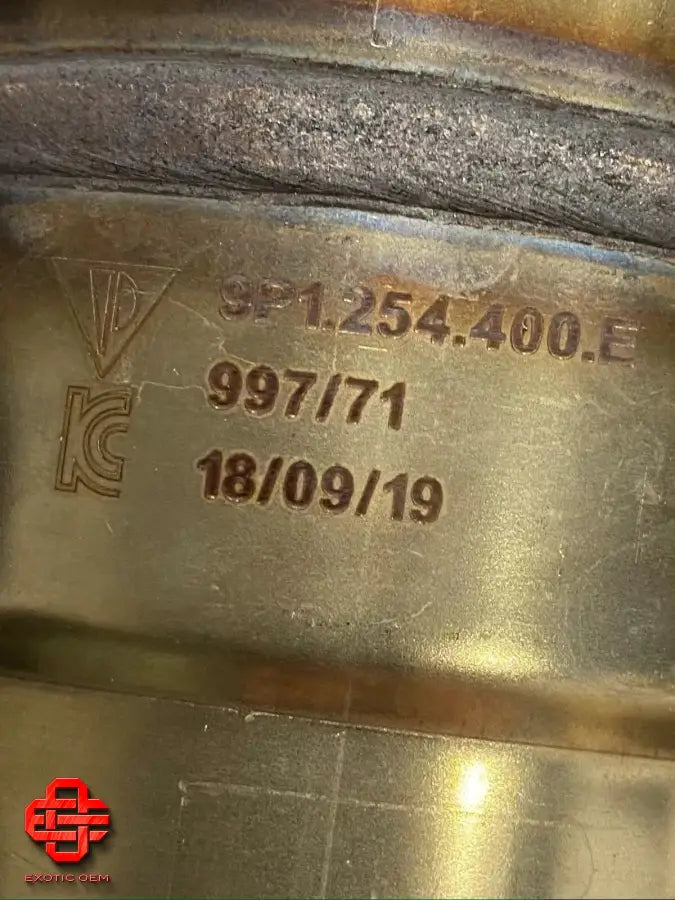 PORSCHE GT2RS CATALYTIC CONVERTER