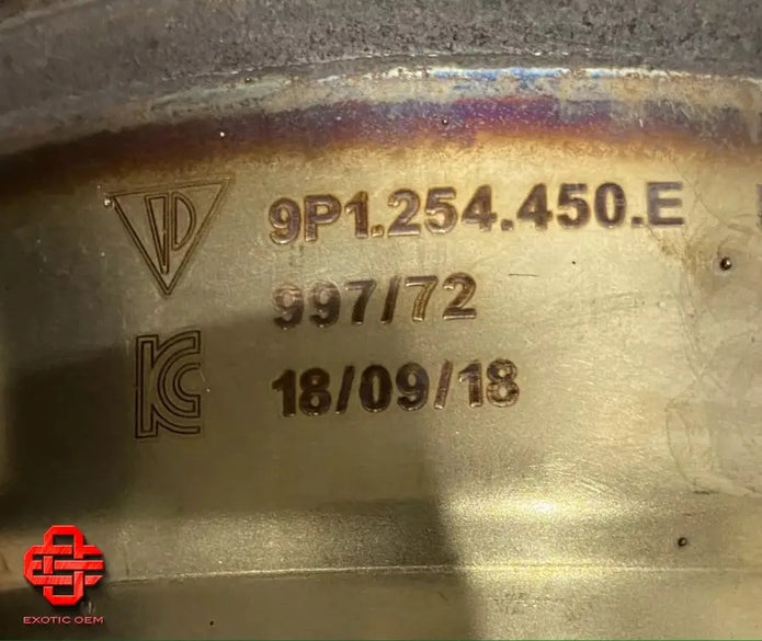 PORSCHE GT2RS CATALYTIC CONVERTER