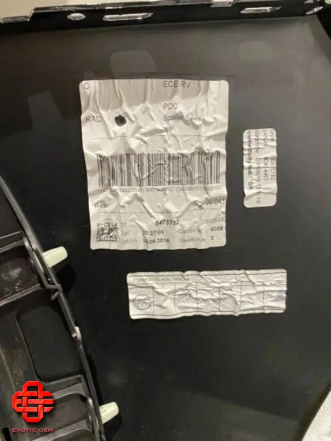 PORSCHE MACAN REAR BUMPER