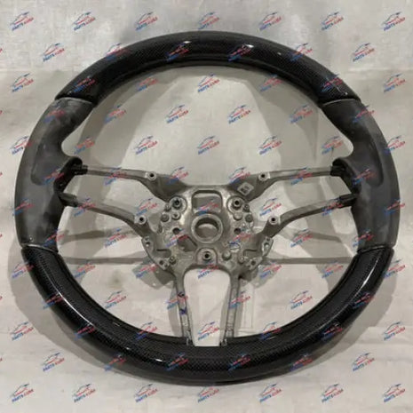 PORSCHE MACAN STEERING WHEEL CARBON FIBER