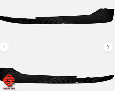 PORSCHE TAYCAN CARBON FRONT SIDE SPOILER