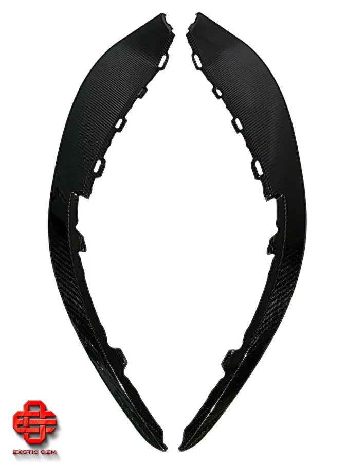 PORSCHE TAYCAN CARBON FRONT SIDE SPOILER