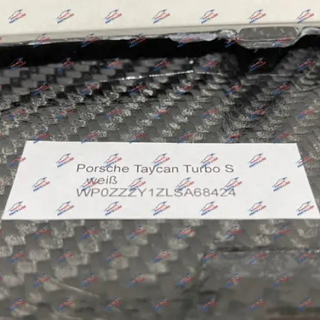 PORSCHE TAYCAN FRONT LIP L + R CARBON FIBER