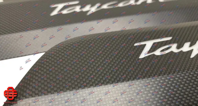 PORSCHE TAYCAN TURBO S CARBON DOOR SILL KICK PLATE