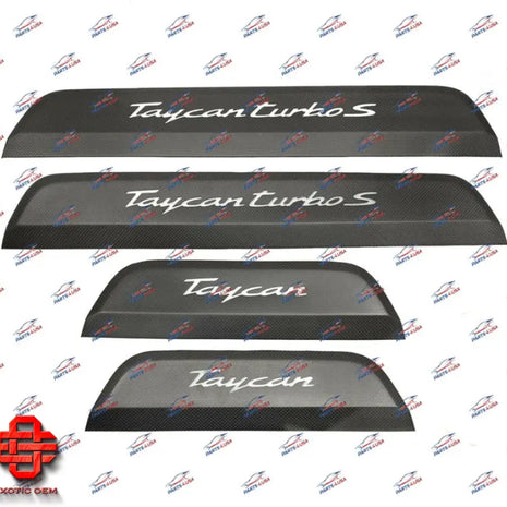 PORSCHE TAYCAN TURBO S CARBON DOOR SILL KICK PLATE