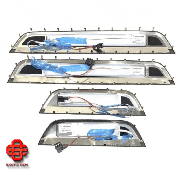 PORSCHE TAYCAN TURBO S CARBON SIDE SILL RIGHT DOOR SILL KICK PLATE