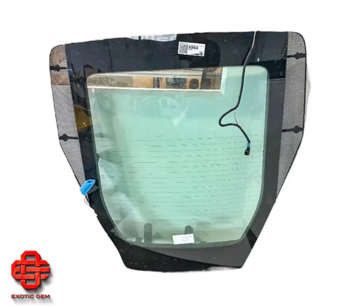 REAR WINDOW FERRARI 488 GTB - REAR GLASS ENGINE BONNET