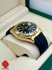 ROLEX SKY-DWELLER 42MM YELLOW GOLD OYSTERFLEX BLACK DIAL YELLOW GOLD