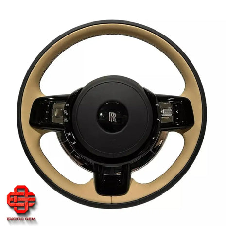 ROLLS ROYCE CULLINAN LEATHER STEERING WHEEL BEIGE