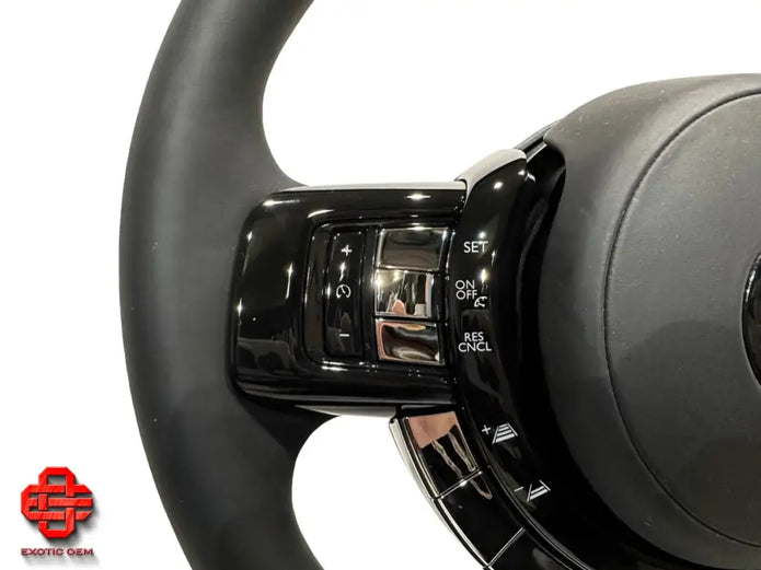 ROLLS ROYCE CULLINAN LEATHER STEERING WHEEL BLACK
