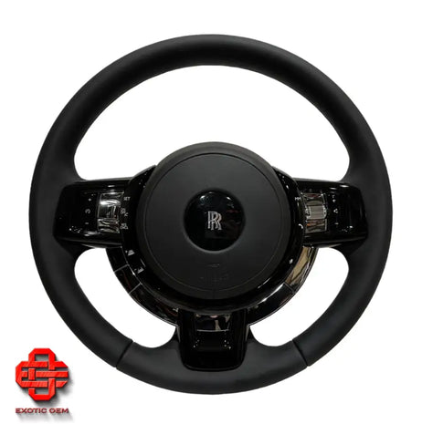 ROLLS ROYCE CULLINAN LEATHER STEERING WHEEL BLACK