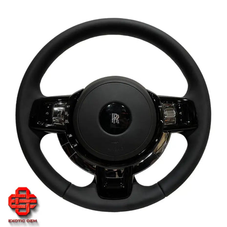 ROLLS ROYCE CULLINAN LEATHER STEERING WHEEL BLACK