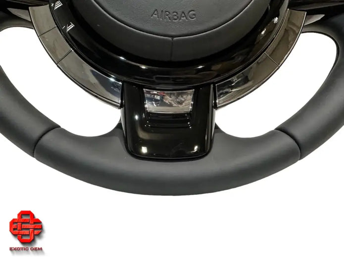 ROLLS ROYCE CULLINAN LEATHER STEERING WHEEL BLACK