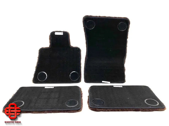 ROLLS ROYCE CULLINAN RR31 ORIGINAL FLOOR MATS FLOOR MATS LAMBSKIN BROWN