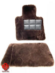 ROLLS ROYCE CULLINAN RR31 ORIGINAL FLOOR MATS FLOOR MATS LAMBSKIN BROWN