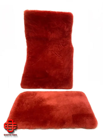 ROLLS ROYCE CULLINAN RR31 ORIGINAL FLOOR MATS FLOOR MATS LAMBSKIN RED