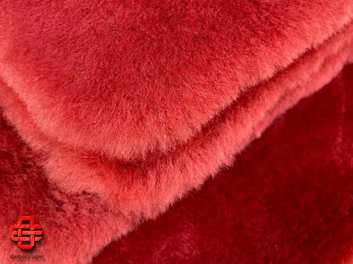 ROLLS ROYCE CULLINAN RR31 ORIGINAL FLOOR MATS FLOOR MATS LAMBSKIN RED