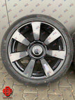 ROLLS ROYCE CULLINAN WHEELS SET BLACK POLISHED 22 INCH