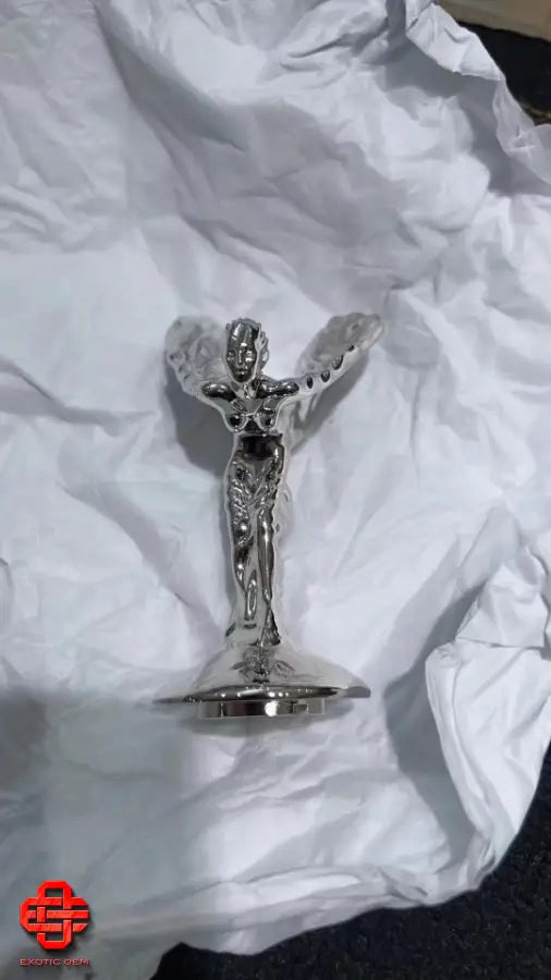 ROLLS ROYCE CULLINAN WRAITH DAWN SPIRIT OF ECSTASY AFTERMARKET SILVER CHROME