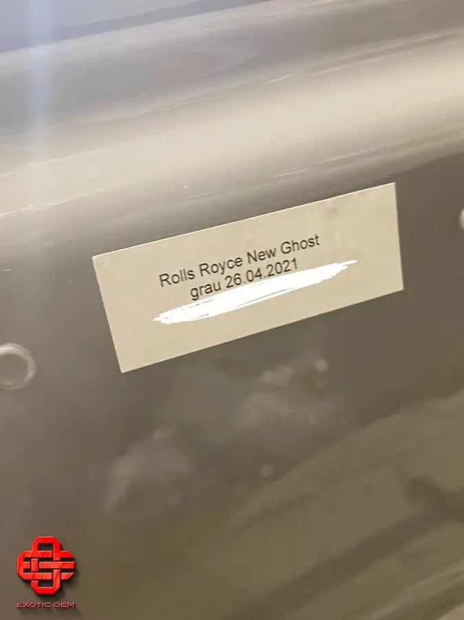 ROLLS ROYCE NEW GHOST 2021 FRONT BONNET GREY
