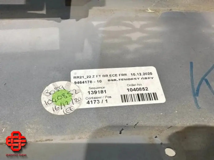 ROLLS ROYCE NEW GHOST FRONT BUMPER