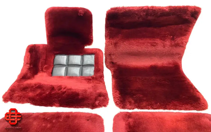 ROLLS ROYCE PHANTOM ORIGINAL FLOOR MATS FLOOR MATS RED