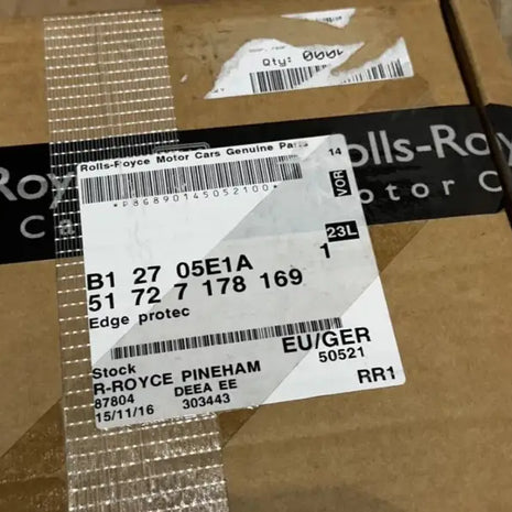 ROLLS ROYCE PHANTOM REAR DOOR SEAL PROTECTION LH