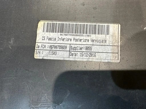 MASERATI LEVANTE DIFFUSER BUMPER LIP