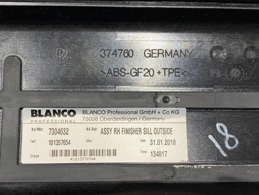 ROLLS ROYCE WRAITH DOOR SILLS COVER