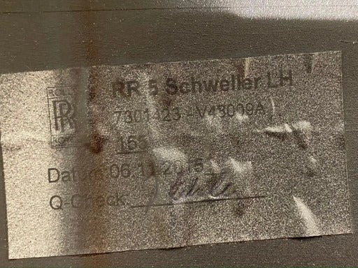 ROLLS ROYCE WRAITH DOOR SILL TRIM