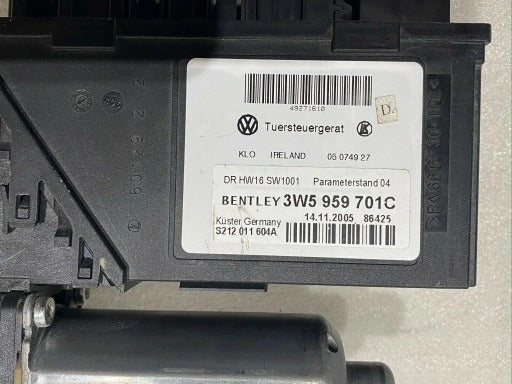 BENTLEY FLYING WINDOW REGULATOR MOTOR