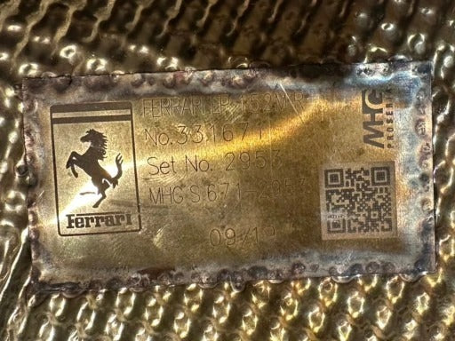 FERRARI 812 EXHAUST PIPES