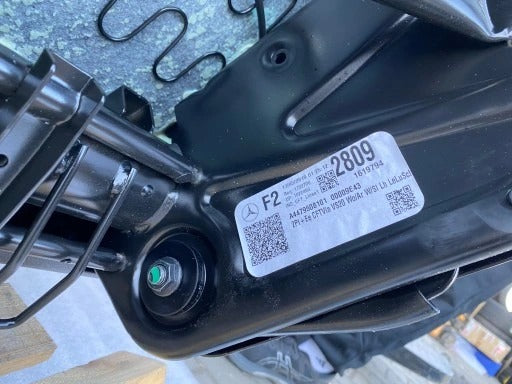 MERCEDES BENZ V W447 SEATS REAR SEAT