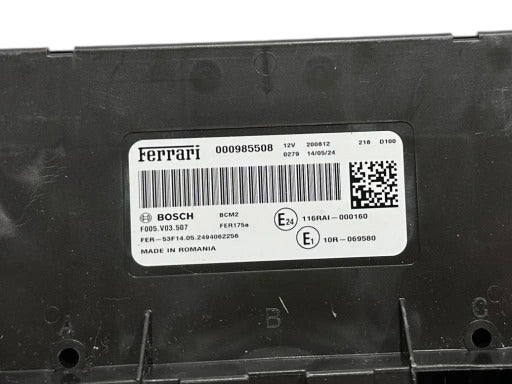 FERRARI PUROSANGUE 12 CILINDRI ECU MODULE CONTROLLER