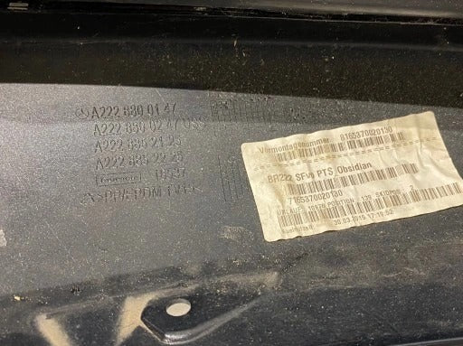 MERCEDES BENZ S CLASS FRONT BUMPER