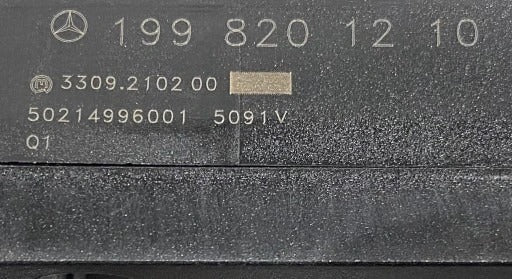 MERCEDES SLR MCLAREN CONTROL PANEL